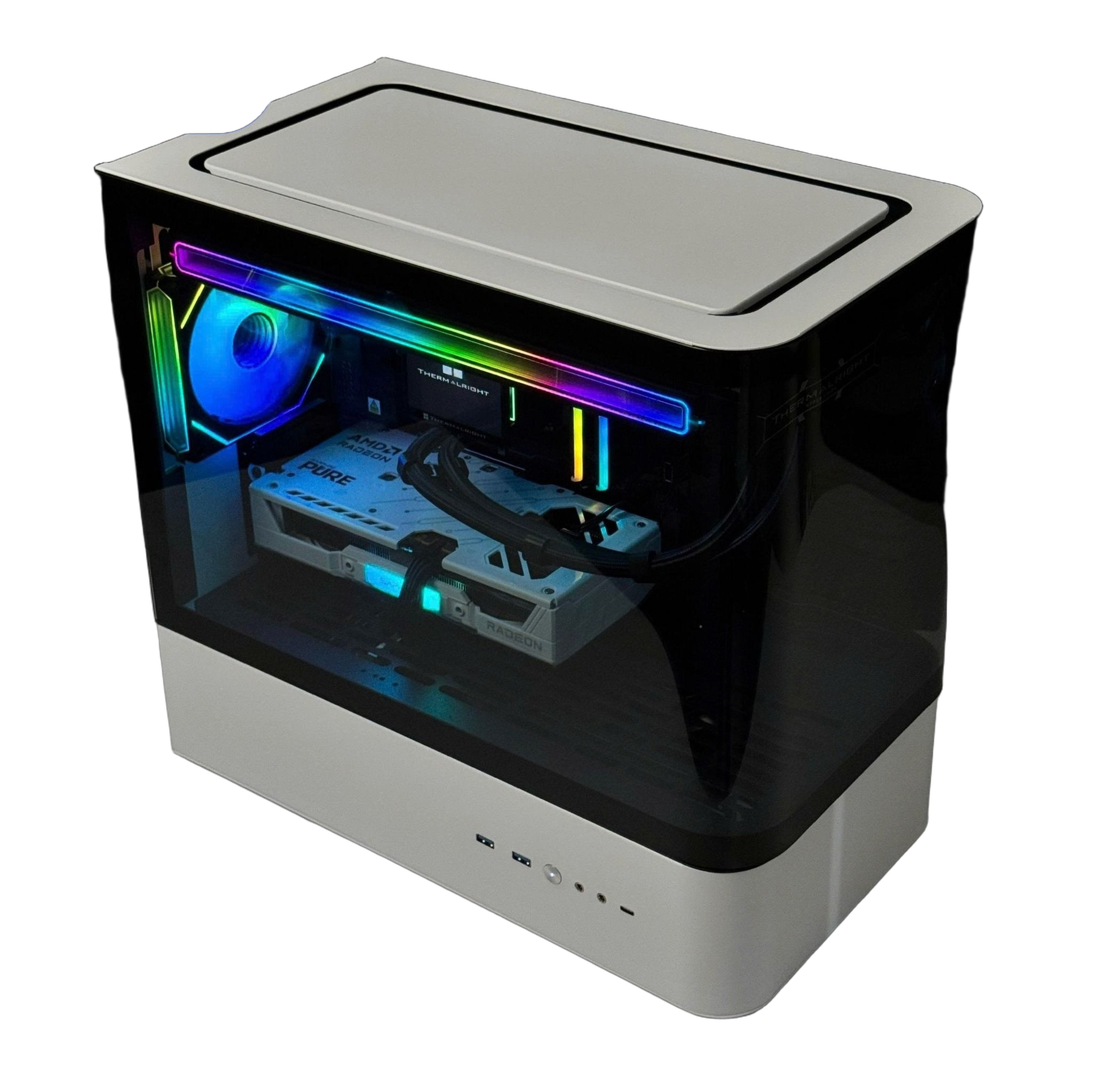 PC YNSTORE x QC.ART x Sapphira ( Ryzen 7 7800X3D / 32GB / 256GB / RX 9060XT 16G ) 5