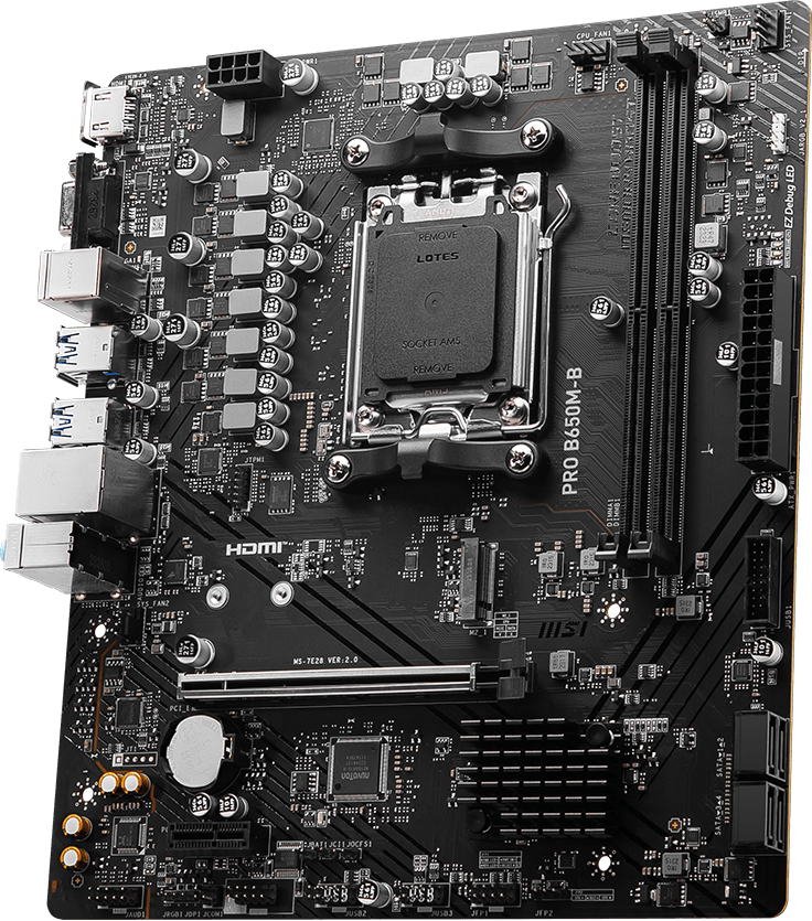 Bo mạch chủ MSI B650M MB PRO DDR5 5