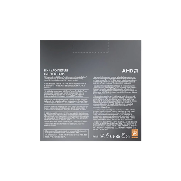 Chip xử lý CPU AMD Ryzen 7 7700X (4.5 GHz Upto 5.4GHz / 40MB / 8 Cores, 16 Threads / 105W / Socket AM5) - Box Chính Hãng 3