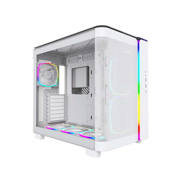 CASE MONTECH KING 95 PRO WHITE ARGB (CAKING95PROWHMT) ( KÈM 6 FAN ) NEW 7