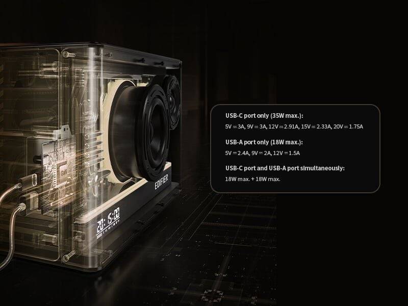 LOA BLUETOOTH EDIFIER QD35 MÀU ĐEN NEW 3