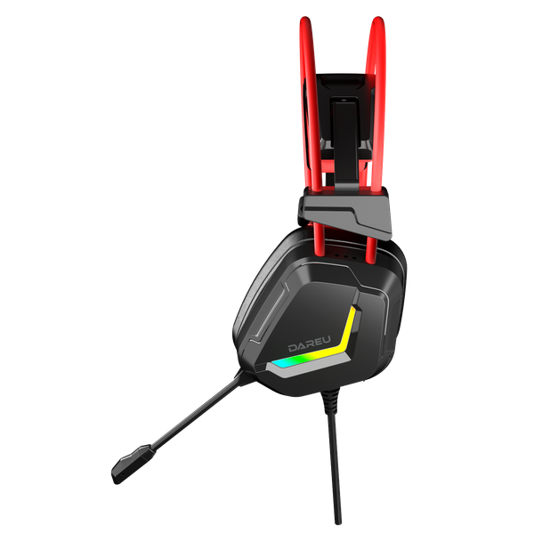 TAI NGHE DAREU FLYING EH733 GAMING BLACK - RED 4