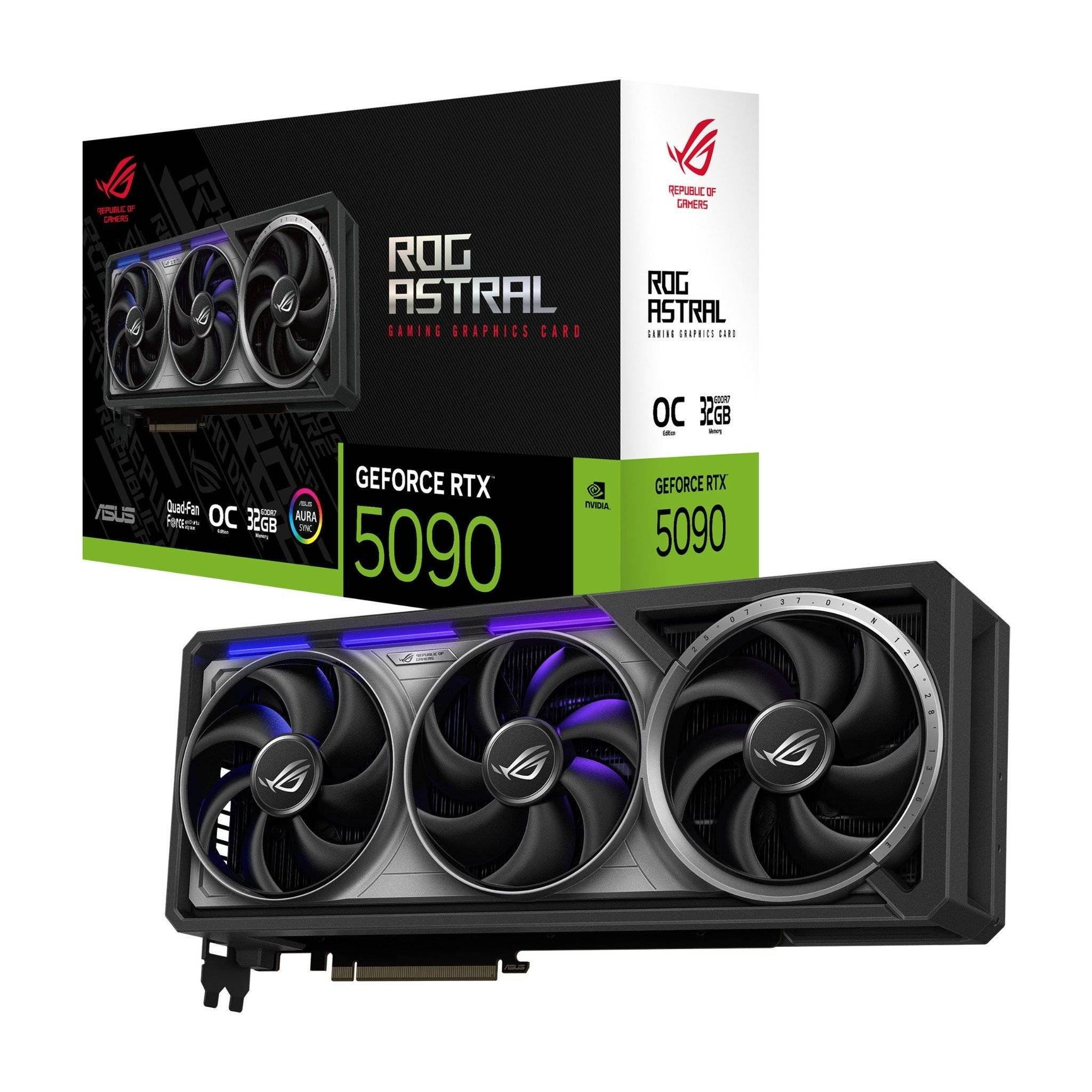 Card màn hình ASUS ROG Astral GeForce RTX 5090 32GB GDDR7