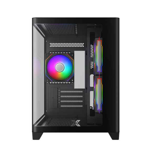 Vỏ Case Xigmatek Pano M Nano 3GF Đen/Black | Micro ATX 4