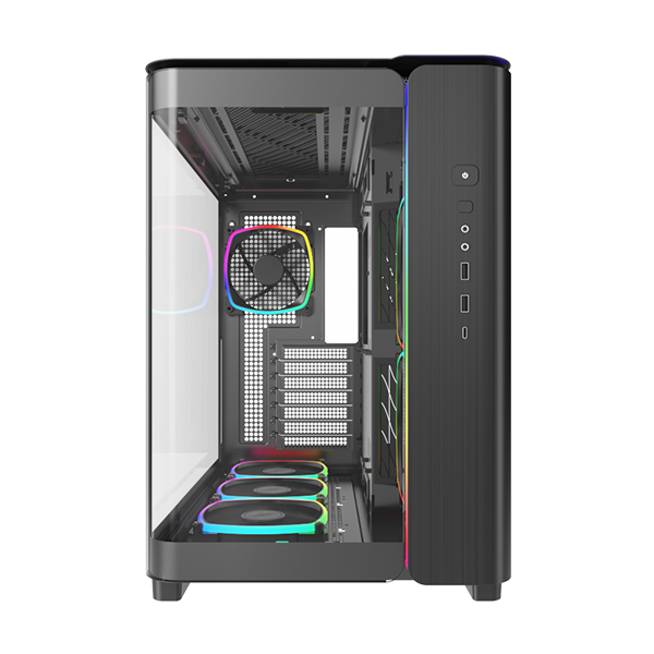 CASE MONTECH KING 95 PRO BLACK ARGB (CAKING95PROBLMT) ( KÈM 6 FAN ) NEW 5