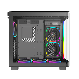 CASE MONTECH KING 95 PRO BLACK ARGB (CAKING95PROBLMT) ( KÈM 6 FAN ) NEW