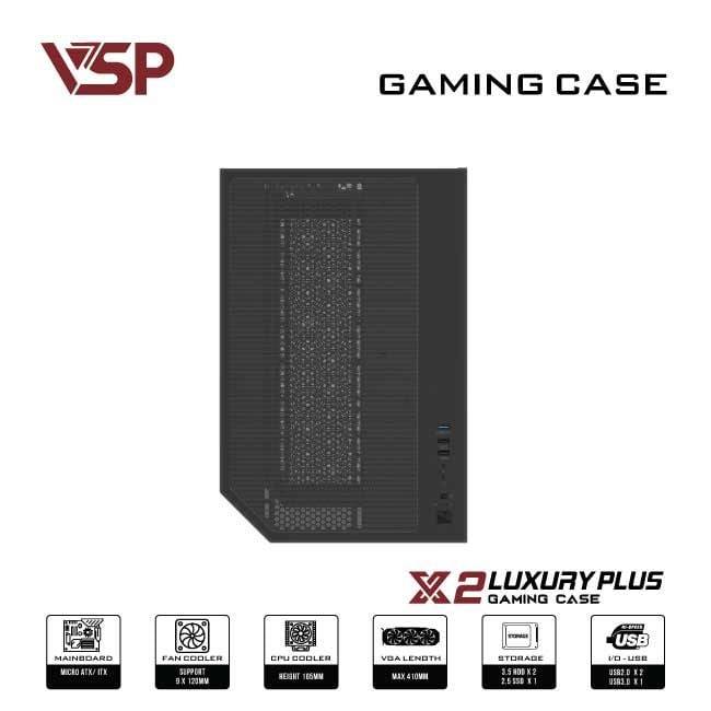 Vỏ Case VSP LUXURY PLUS X2 Đen/Black 5