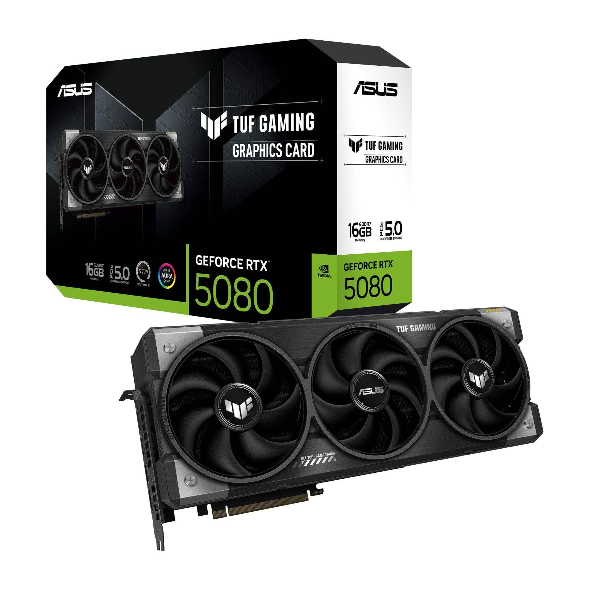 Card màn hình ASUS TUF Gaming GeForce RTX 5080 16GB GDDR7 3