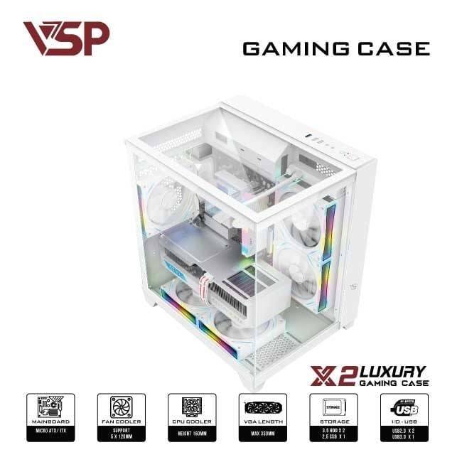 Vỏ Case VSP X2 LUXURY Trắng/White 7