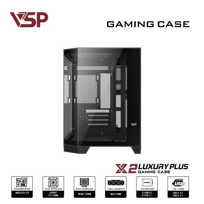 Vỏ Case VSP LUXURY PLUS X2 Đen/Black 9