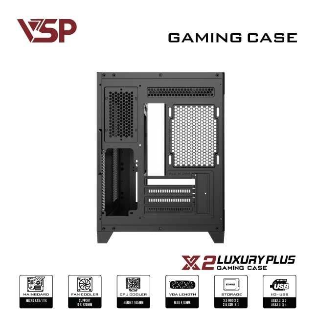 Vỏ Case VSP LUXURY PLUS X2 Đen/Black 2