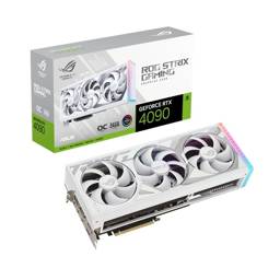 Card màn hình ASUS ROG Strix GeForce RTX 4090 OC White Edition 24GB (ROG-STRIX-RTX4090-O24G-WHITE)
