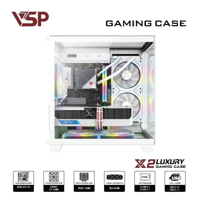 Vỏ Case VSP X2 LUXURY Trắng/White 8