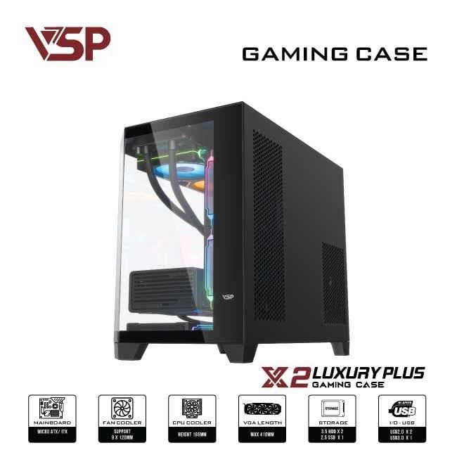 Vỏ Case VSP LUXURY PLUS X2 Đen/Black 7