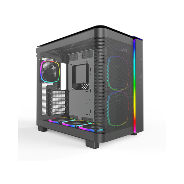 CASE MONTECH KING 95 PRO BLACK ARGB (CAKING95PROBLMT) ( KÈM 6 FAN ) NEW 3