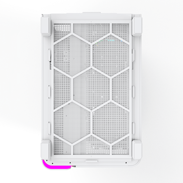 CASE MONTECH KING 95 PRO WHITE ARGB (CAKING95PROWHMT) ( KÈM 6 FAN ) NEW 6