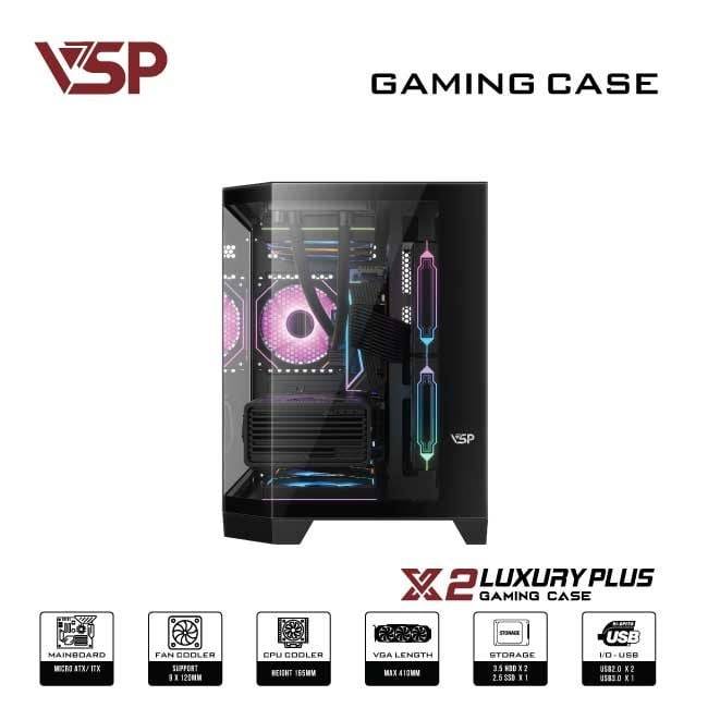 Vỏ Case VSP LUXURY PLUS X2 Đen/Black 8