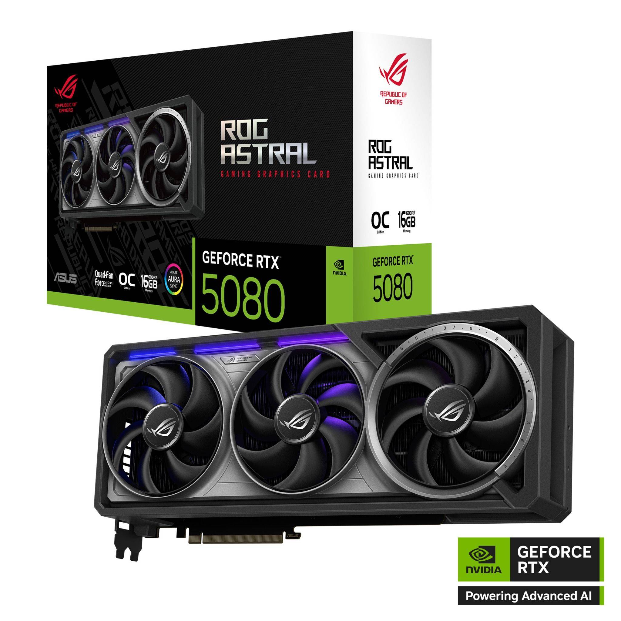 Card màn hình ASUS ROG Astral GeForce RTX 5080 16GB GDDR7 OC Edition