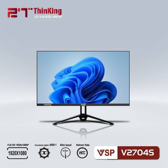 Màn hình phẳng VSP V2704S 27'' FHD IPS 75Hz 6.5ms