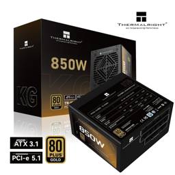 Nguồn máy tính THERMALRIGHT TR-KG850 850W 80 Plus Gold Đen/Black