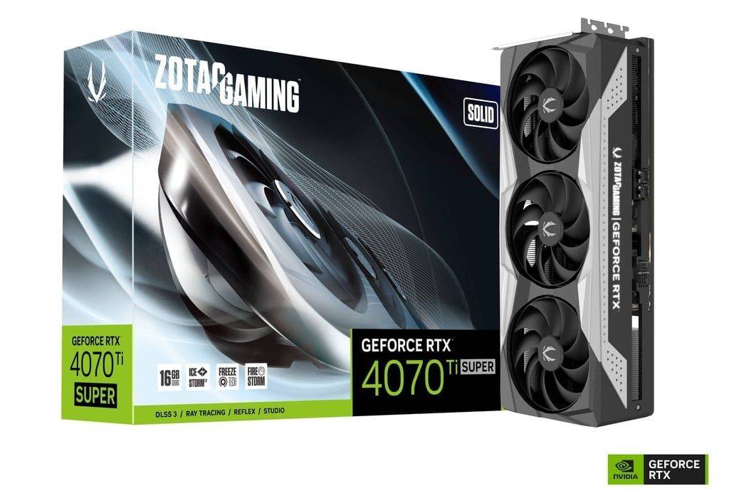Card màn hình ZOTAC Gaming GeForce RTX 4070TI SUPER 16G DR6 ZOTAC SOLID 3 FAN