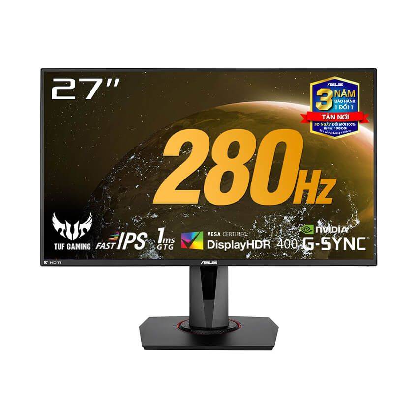 Màn hình phẳng ASUS TUF GAMING VG279QM 27'' FHD IPS 280HZ G-SYNC 1MS Chuyên Game