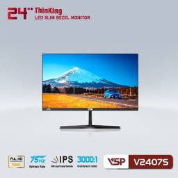 Màn hình phẳng VSP V2407S 24''/FHD/IPS/75Hz/5ms - Đen/Black