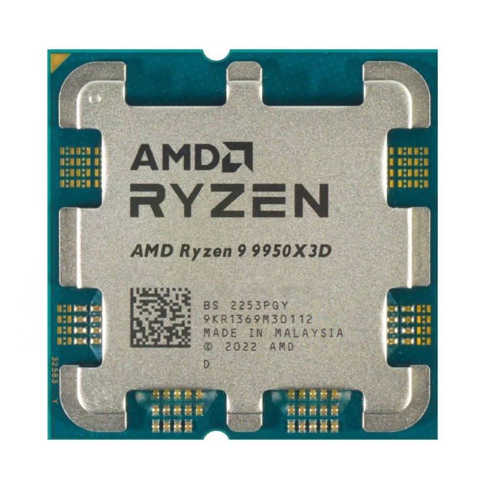 Chip xử lý AMD Ryzen 9 9950X3D / 4.3GHz Boost 5.7GHz / 16 nhân 32 luồng / 144MB / AM5 Tray