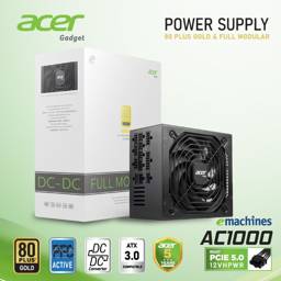 Nguồn máy tính ACER Full Modular 80 Plus Gold PCIE 5.0 1000W Đen/Black