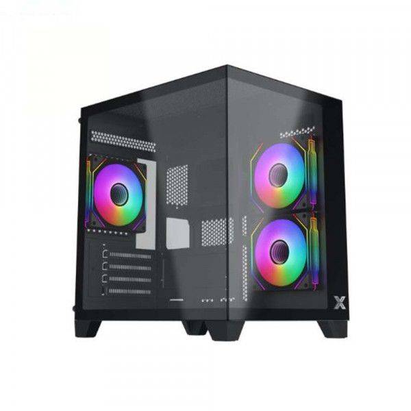 Vỏ case XIGMATEK AQUA M NANO 3F EN45509 ( Sẵn 3 Fan ) Đen/Black