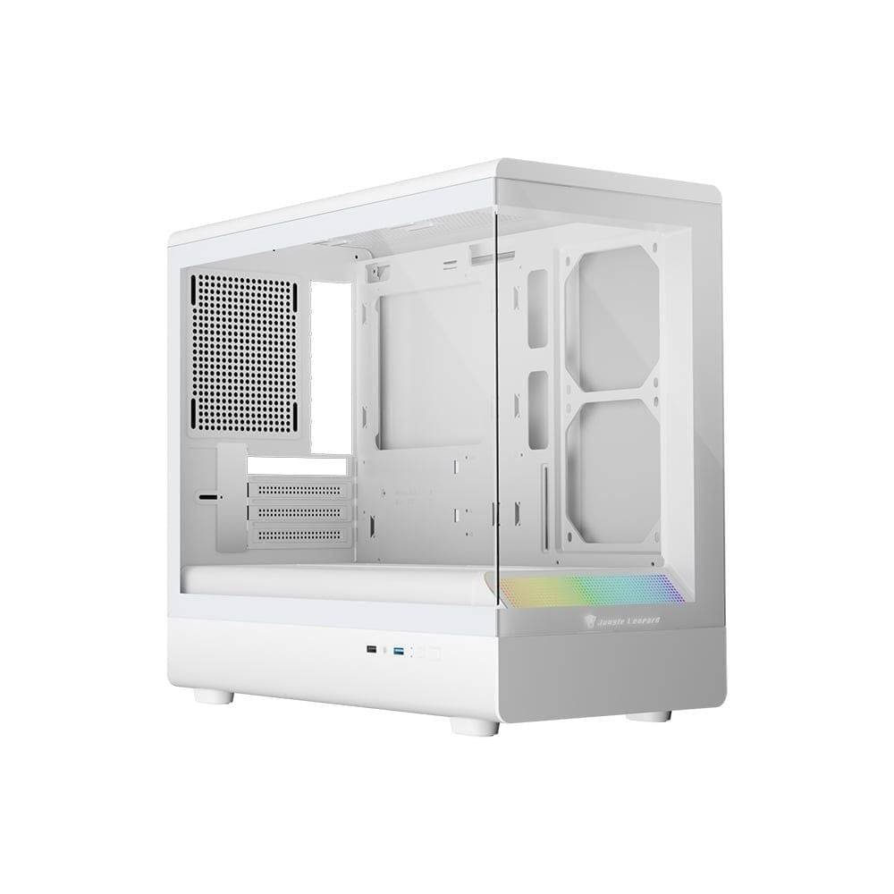 Vỏ case Leopard MS-01 RGB | M-ATX - Trắng/White