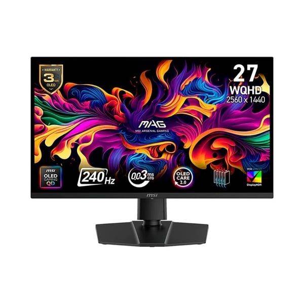 Màn hình phẳng MSI MAG 273QP 27'' 2K QD-OLED 240Hz 0.03ms chuyên game