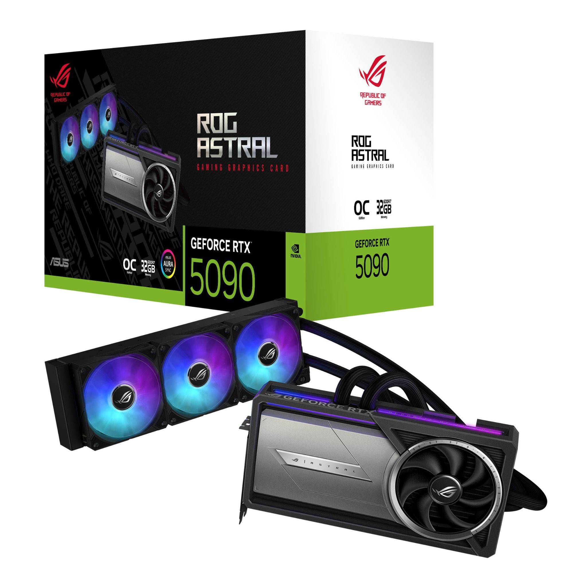 Card màn hình ASUS ROG Astral LC GeForce RTX 5090 32GB GDDR7 OC Edition
