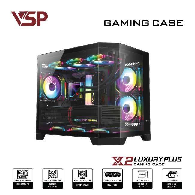 Vỏ Case VSP LUXURY PLUS X2 Đen/Black