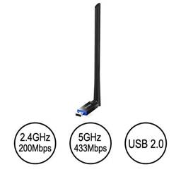 USB THU WIFI Tenda - U10 AC650 BẰNG TẦN KÉP NEW
