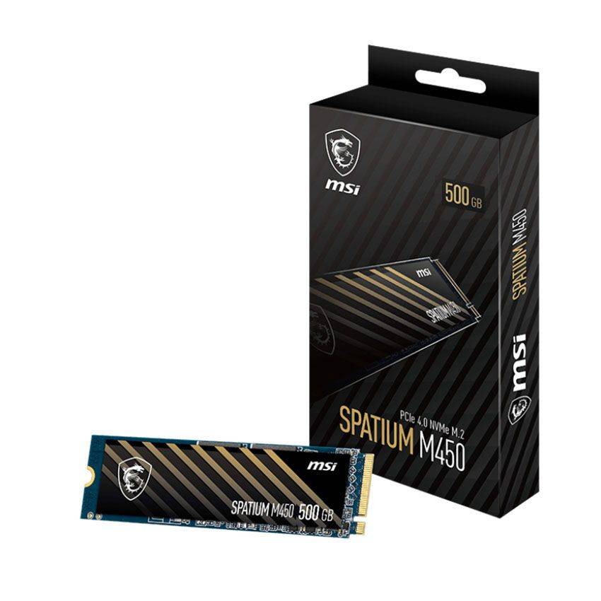 Ổ cứng SSD MSI SPATIUM M450 500GB M.2 NVMe Gen 4