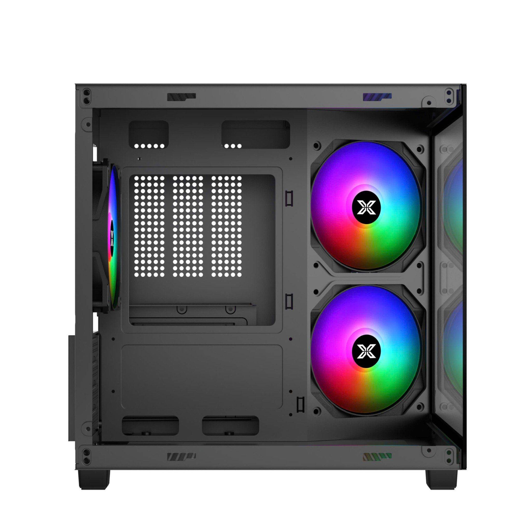 Vỏ case XIGMATEK AQUA M NANO II ( EN46964) ( Không kèm Fan ) M-ATX |  Đen/Black 4