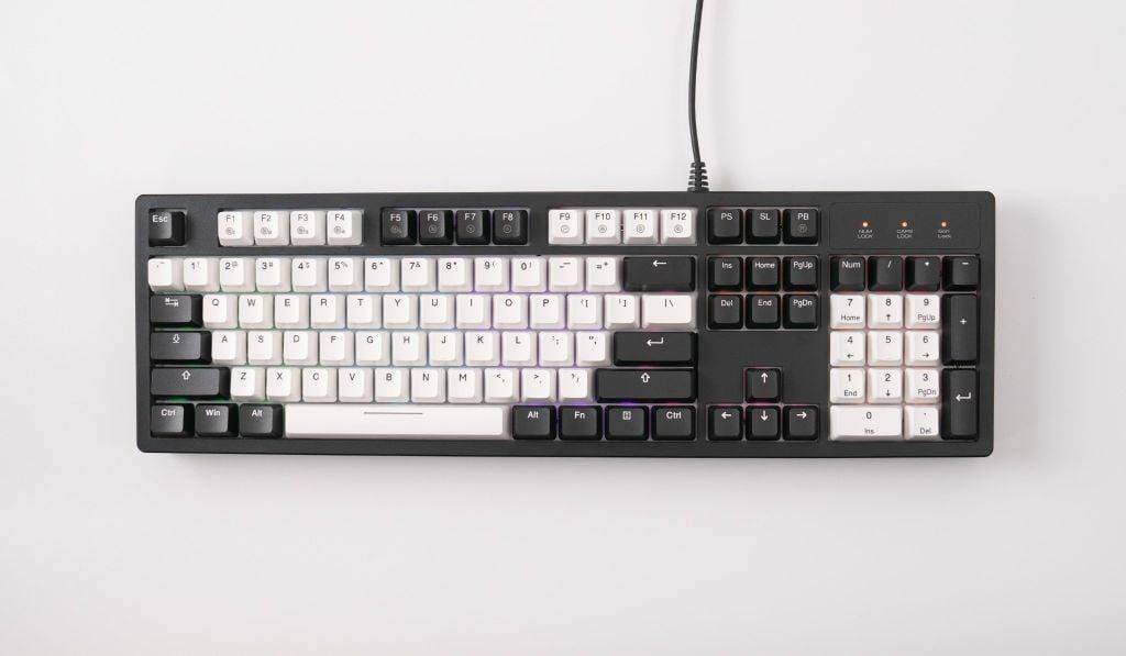 Bàn phím cơ DareU EK104 V2 Đen Xám | Dream Switch 3