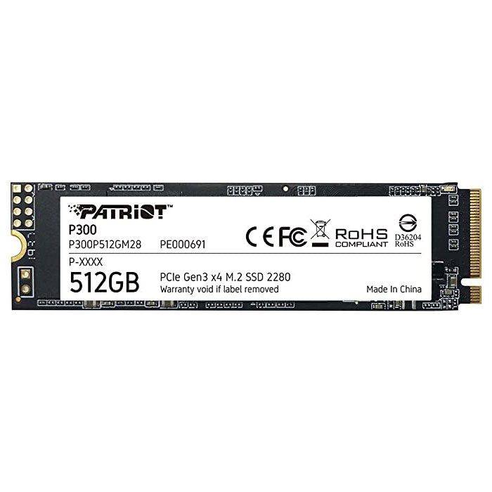 Ổ cứng SSD PATRIOT P300 512GB M.2 NVMe Gen 3 (P300P512GM28)