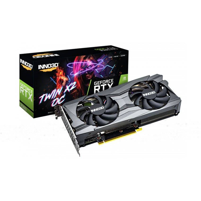 Card màn hình Inno3D GeForce RTX 3060 Twin X2 12G GDDR6 3