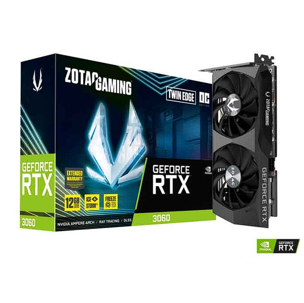 Card Màn Hình Zotac RTX 3060 12G GDDR6 Gaming Twin Edge