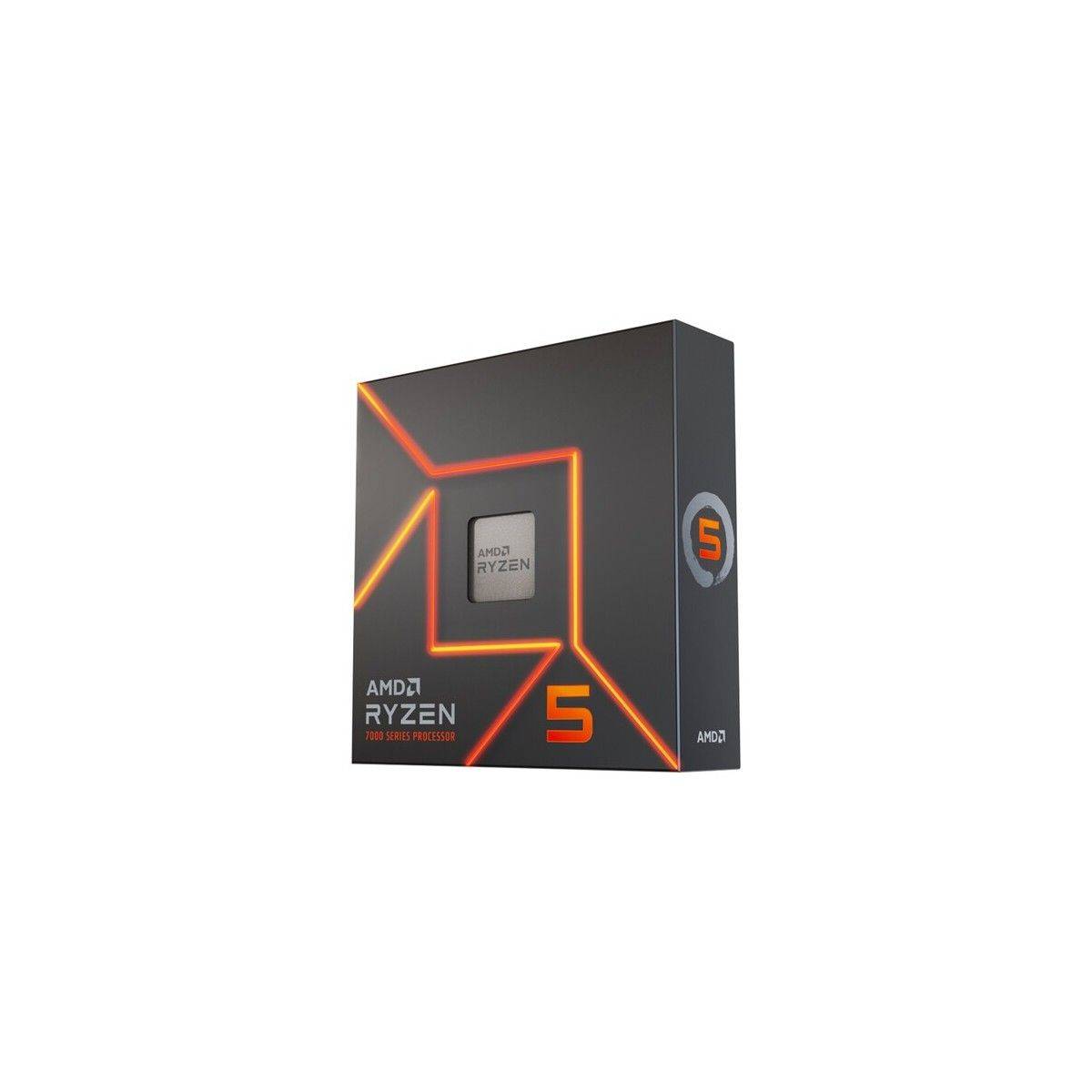 Chip xử lý CPU AMD Ryzen 5 7600X (4.7 GHz Upto 5.3GHz / 38MB / 6 Cores, 12 Threads / 105W / Socket AM5) - Box Chính Hãng
