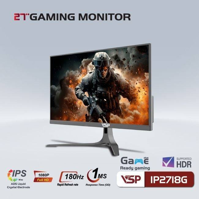 Màn hình phẳng VSP IP2718G 27'' FHD IPS 180Hz 1ms Chuyên Game 4