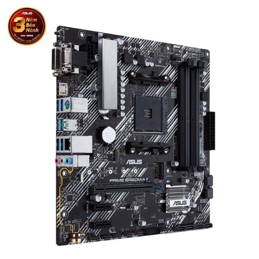 Bo mạch chủ ASUS PRIME B450M A II DDR4 2