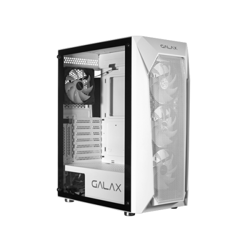 CASE GALAX GAMING MID-TOWER  REVOLUTION-05 WHITE NEW (SẴN 4 FAN ) 2