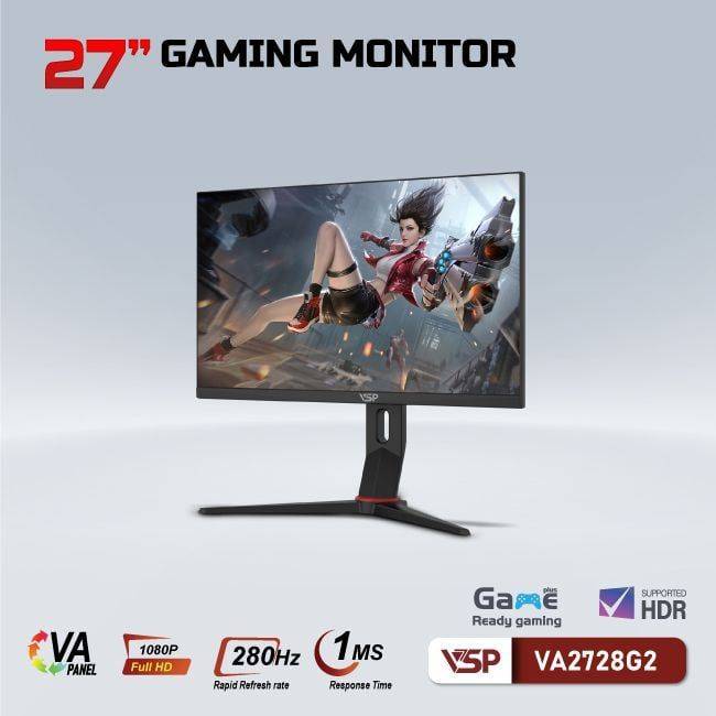 Màn hình phẳng VSP VA2728G2 27'' FHD VA 280Hz 1ms Chuyên Game