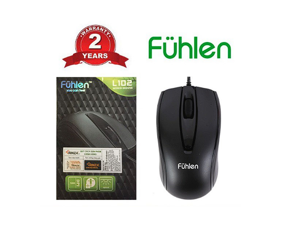 Chuột có dây Fuhlen L102 Đen/Black 2