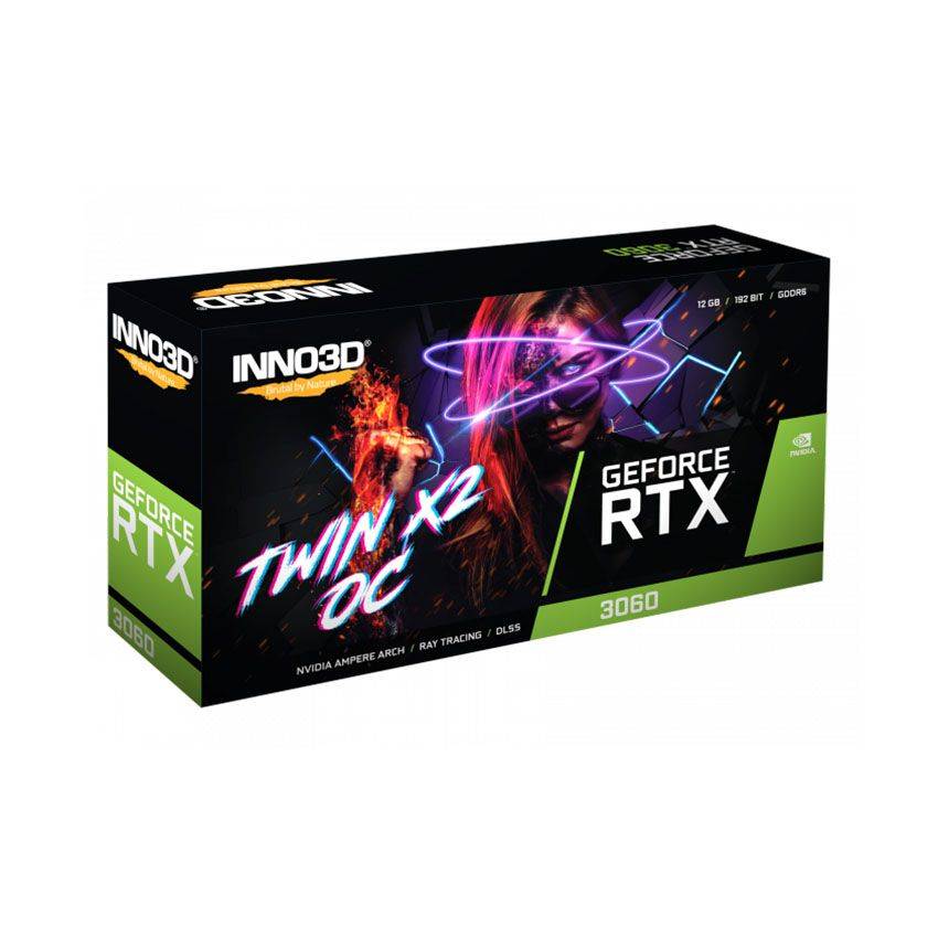 Card màn hình Inno3D GeForce RTX 3060 Twin X2 12G GDDR6 2