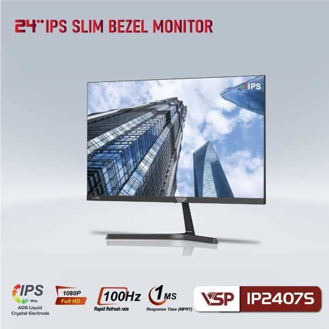 Màn hình phẳng VSP IP2407S  FHD 100Hz Đen 2