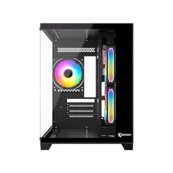 CASE JETEK CSGO2 D.VA2 BLACK ( KHÔNG KÈM FAN ) NEW 2